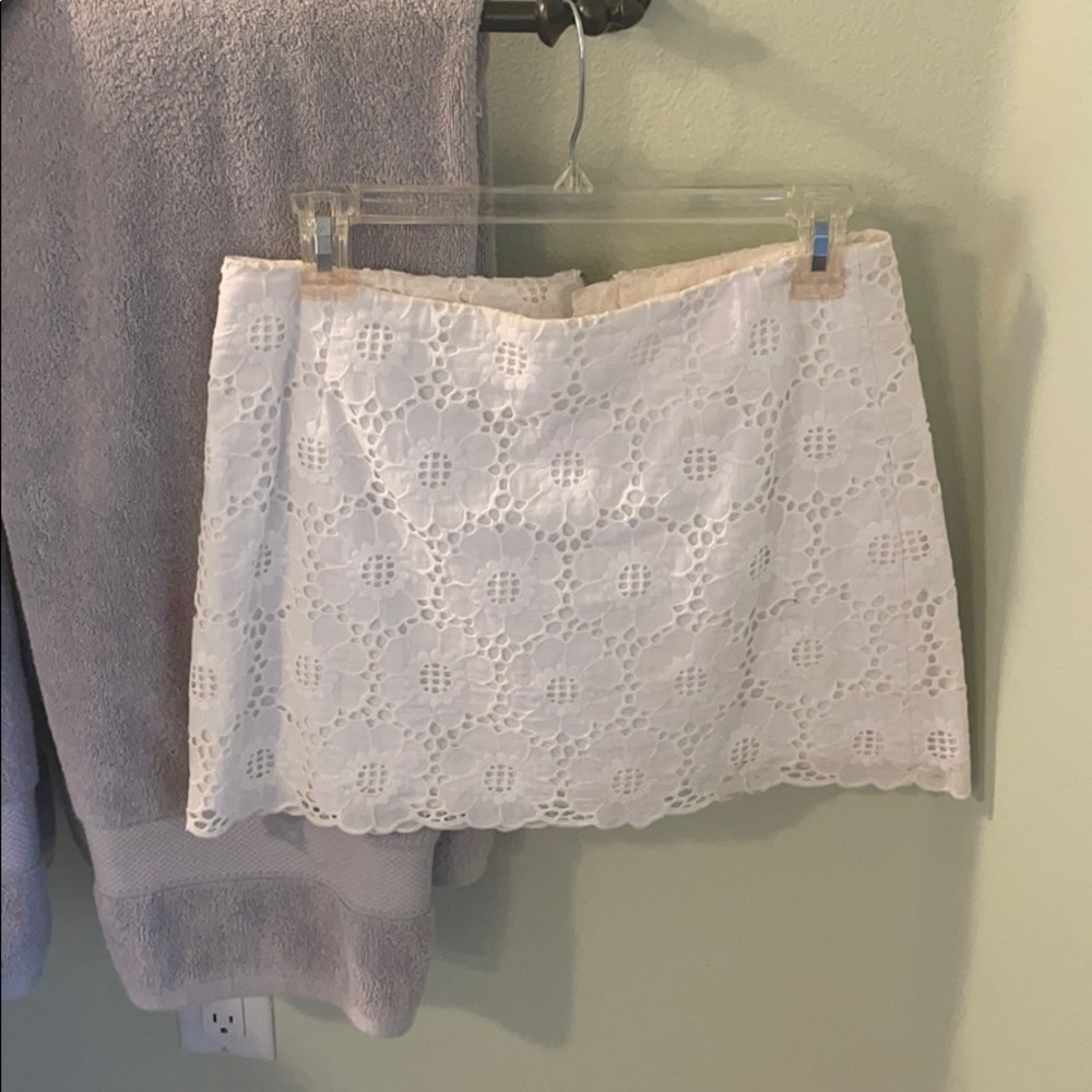 Lily Pulitzer white skirt